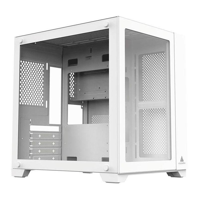 Gabinete Gamer Acegeek Aquarium M345, Mid-Tower, Lateral de Vidro